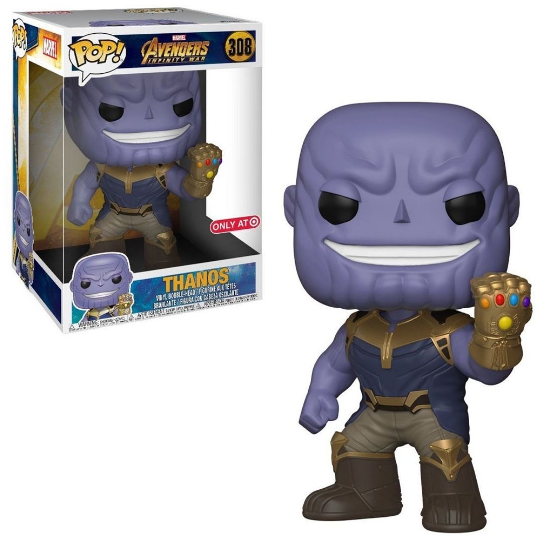FUNKO POP MARVEL INFINITY WAR *SUPER SIZED 10"* THANOS 308