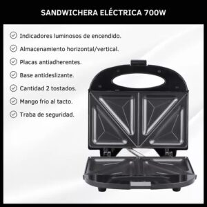 SANDWICHERA ELECTRICA DINAX