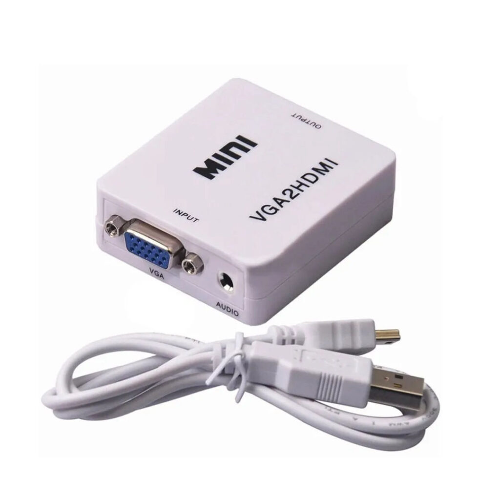 Mini Adaptador VGA A HDMI 1080P