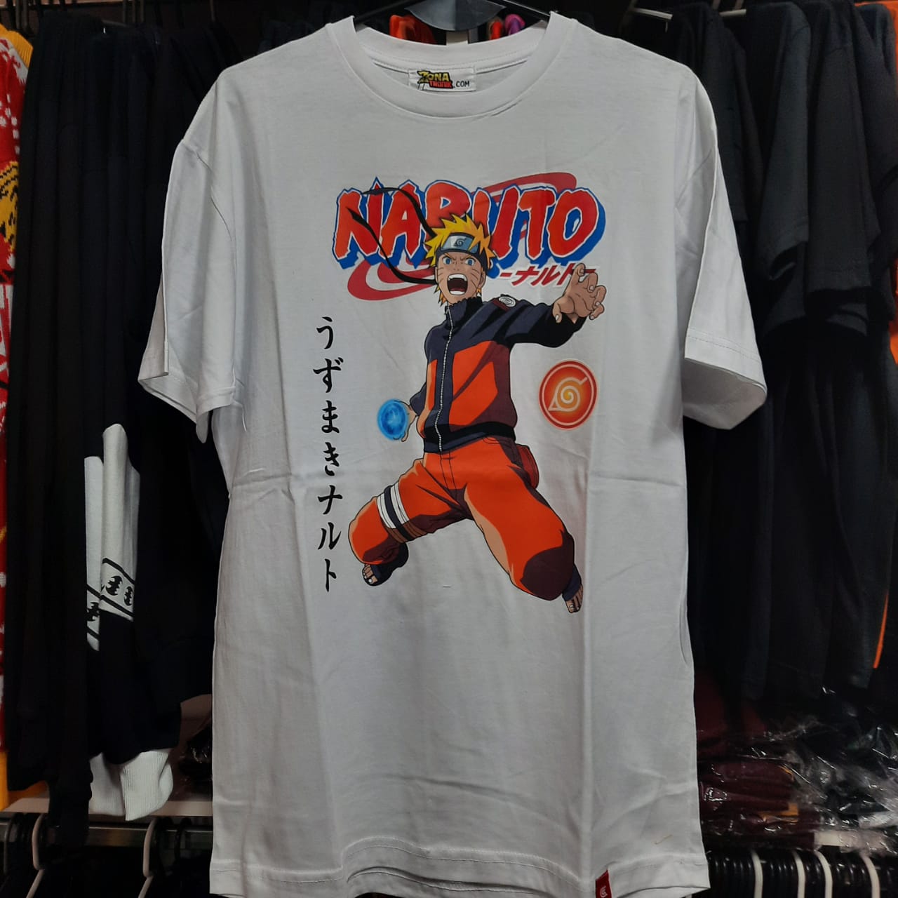 REMERA TALLE L NARUTO RASENGAN
