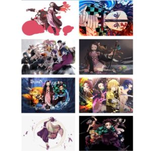 Poster x8 Demon Slayer