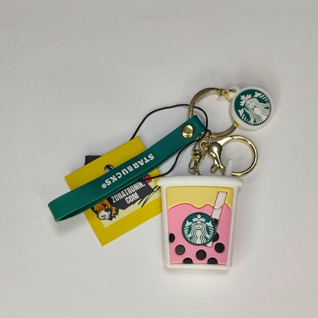 Llavero Bubble Tea Starbucks Rosa