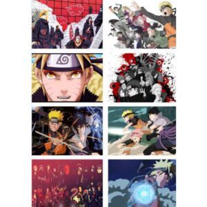 Posters x8 29CM*42CM Naruto Cod.B