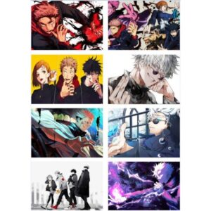 Posters x8 29CM*42CM Jujutsu Kaisen cod.B