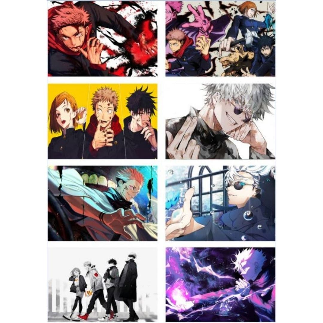 Posters x8 29CM*42CM Jujutsu Kaisen cod.B