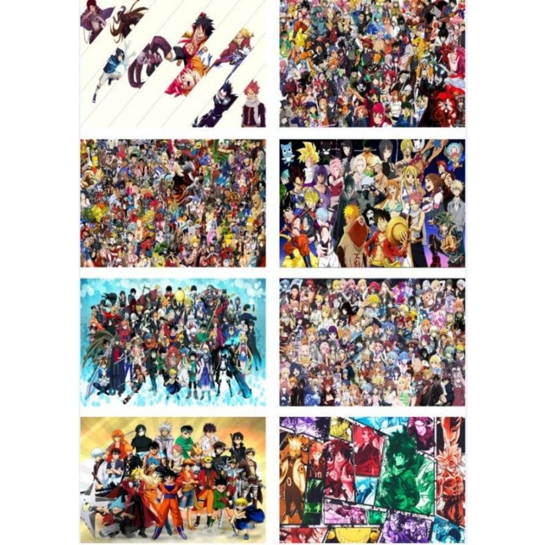 Posters x8 29CM*42CM Serie Weekly Jump
