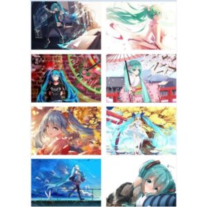 Posters x8 29CM*42CM MIKU