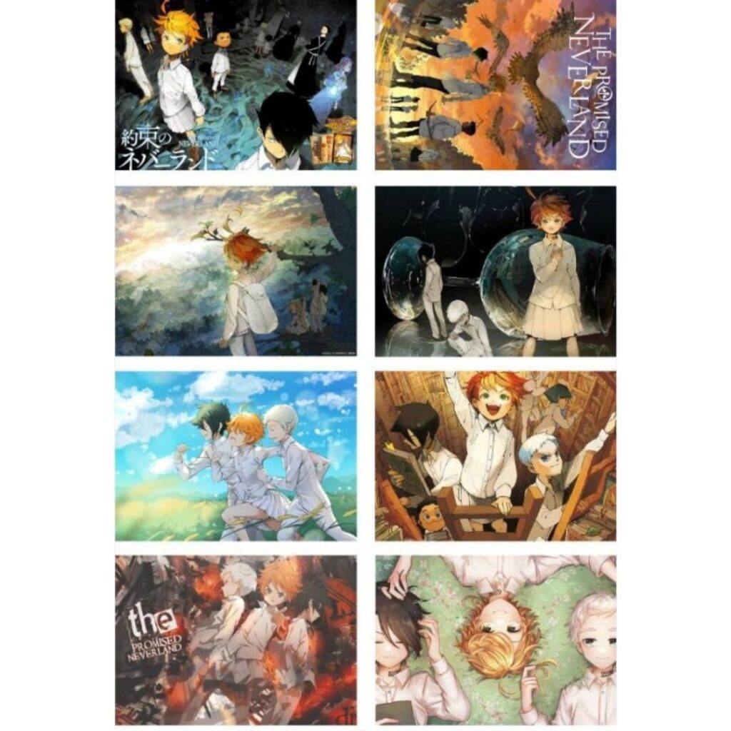Posters x8 29CM*42CM The Promised Neverland