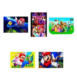 Posters x5 A3 SUPER MARIO