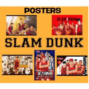 Posters x5 A3 SLAM DUNK