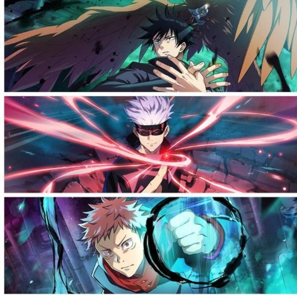 ANIME STICKER LENTICULAR JUJUTSU KAISEN