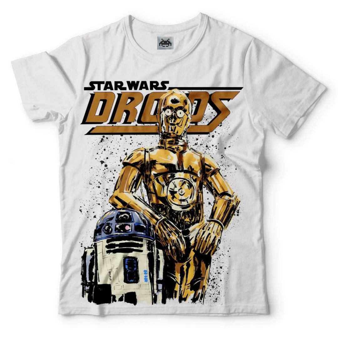 Remera talle XXXL R2-D2 & 3-3PO - Star Wars