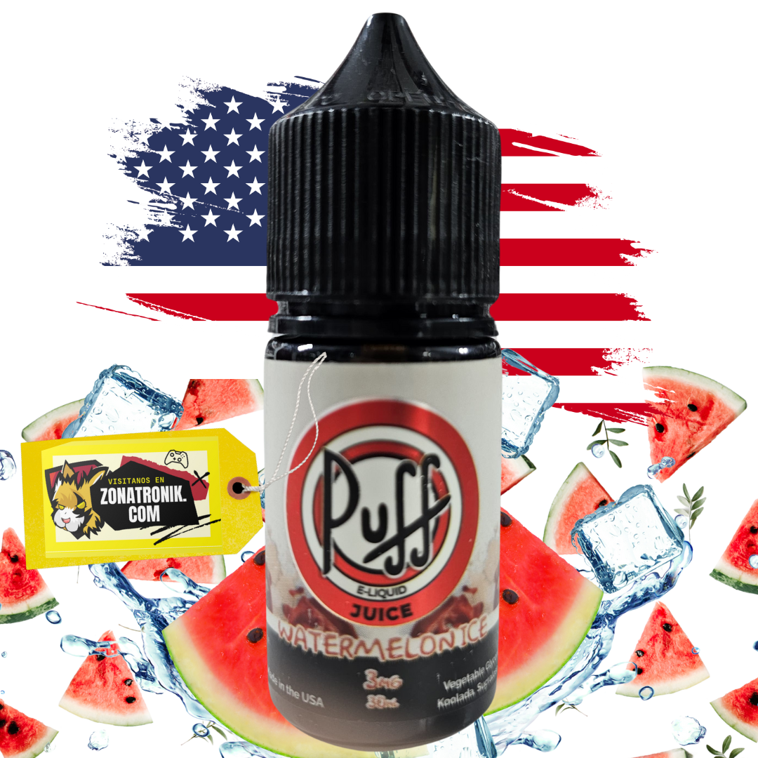 LIQUIDO PUFF 30ML 3MG WATERMELON ICE