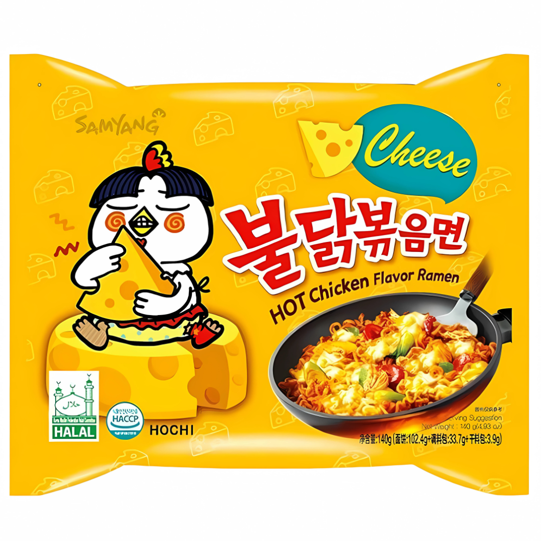 BULDAK CHEESE AND HOT CHICKEN 140gr