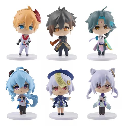 Figuras Genshin Impact Set X6