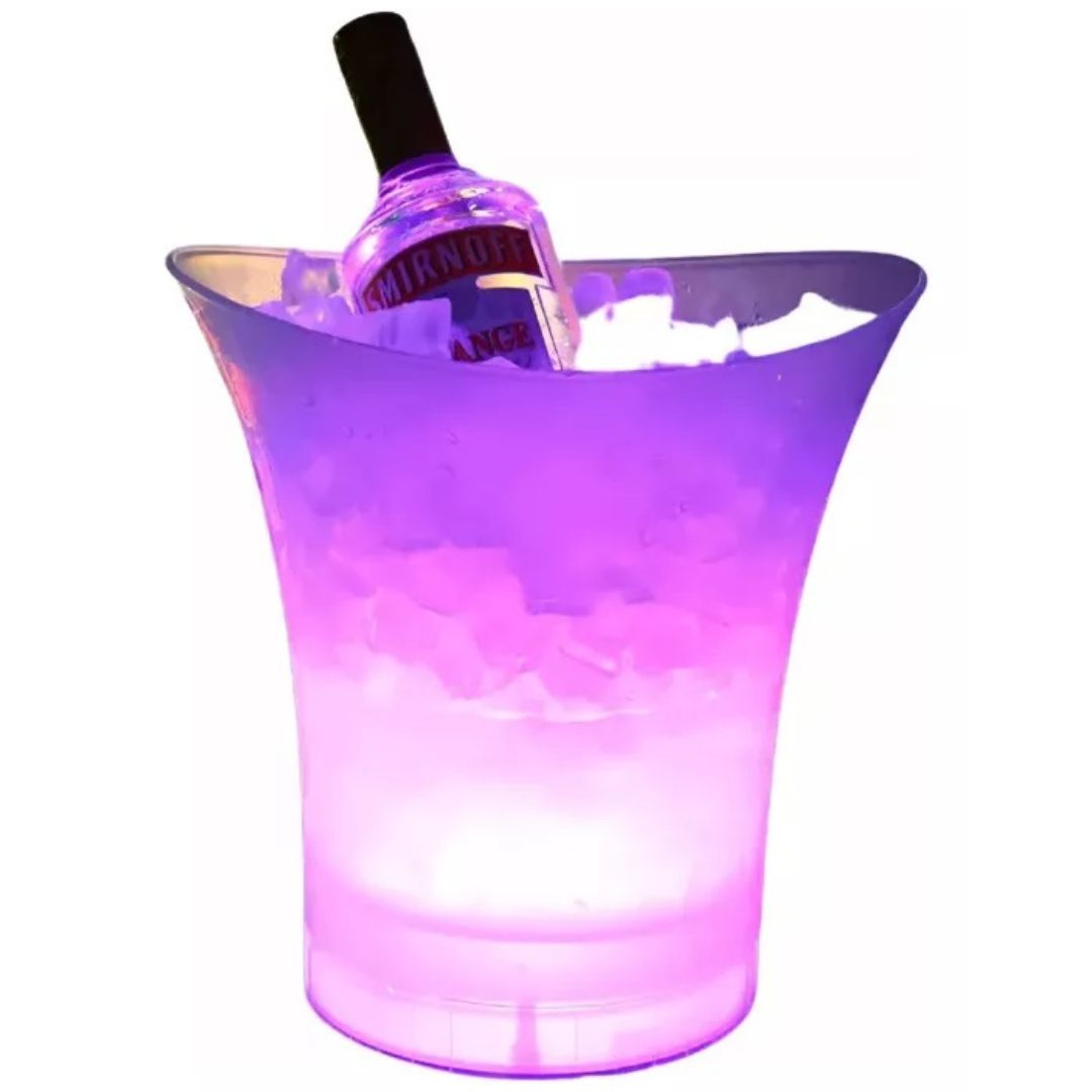 Frapera Led Hielera Con Parlante Luces Multicolor