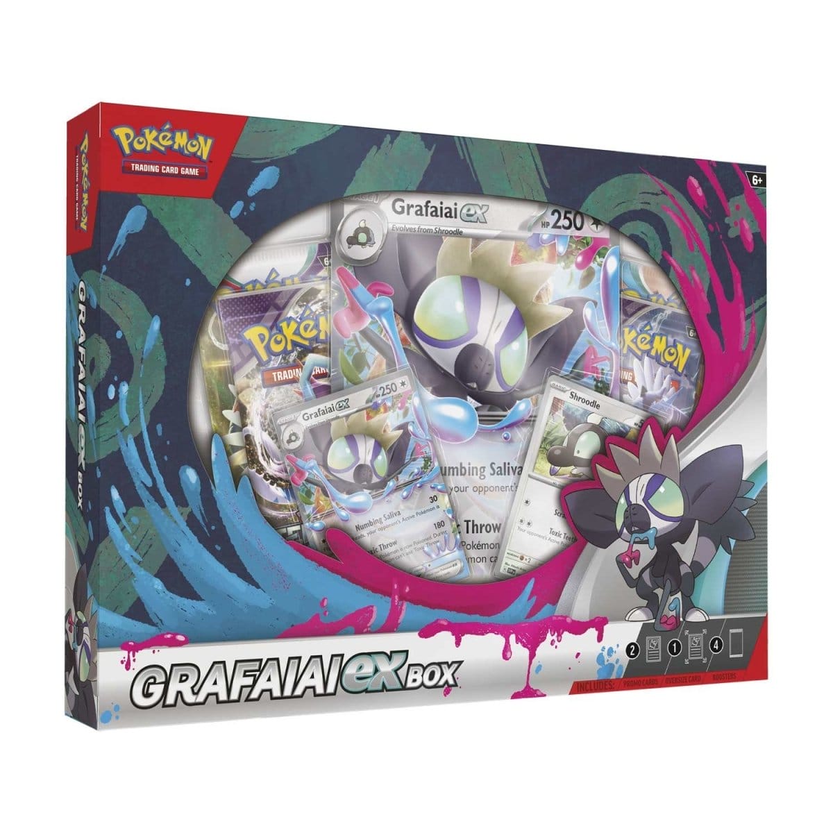 CARDS POKEMON TCG BOX CASE GRAFAIAI