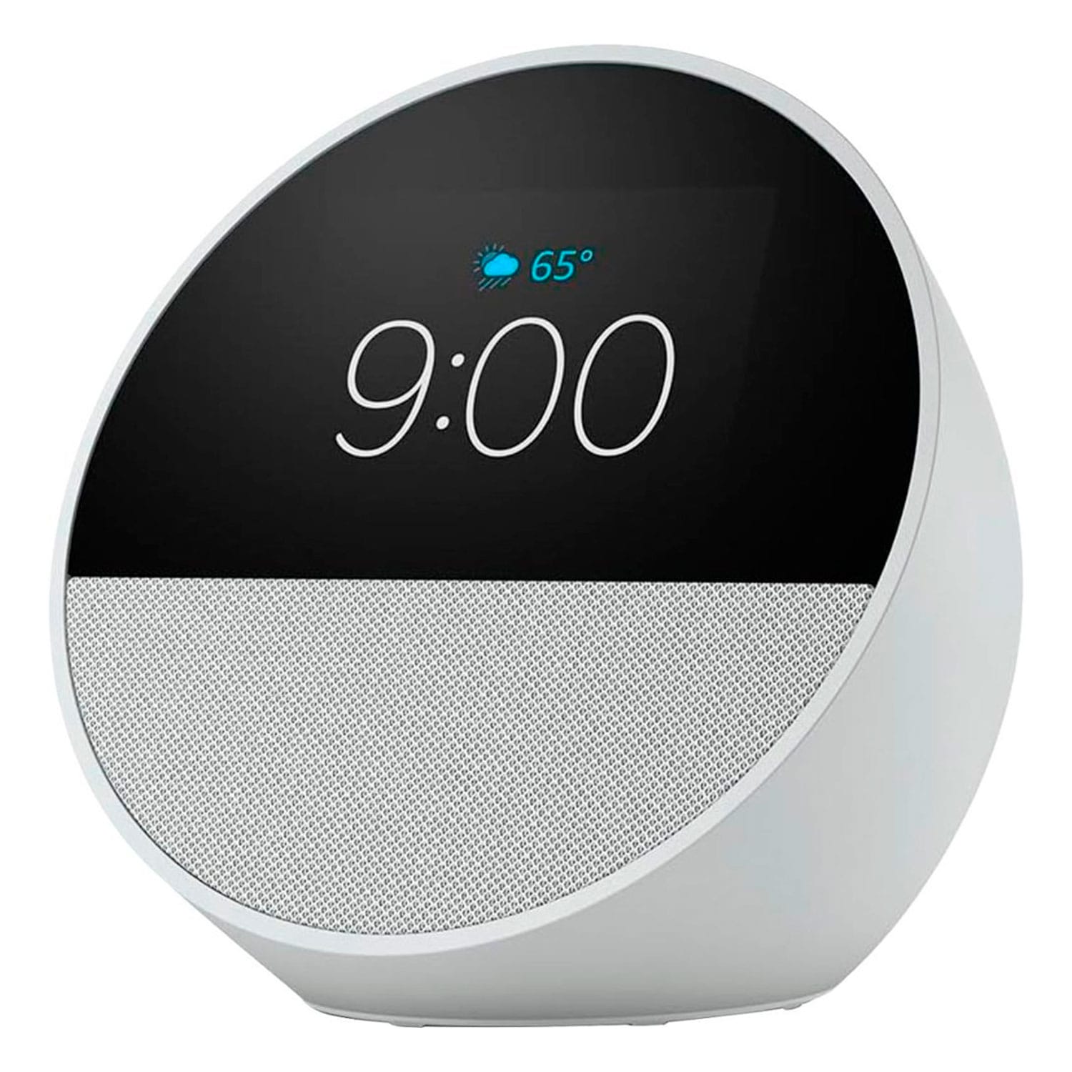 Amazon Echo Spot 2024 Smart Alarm Clock Alexa - Blanco
