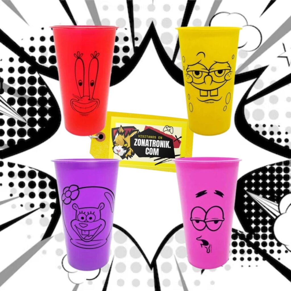 Set Vasos Bob Esponja