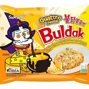 Buldak / Ramen Sabor 4 Quesos Y Pollo Picante 145 G - Corea