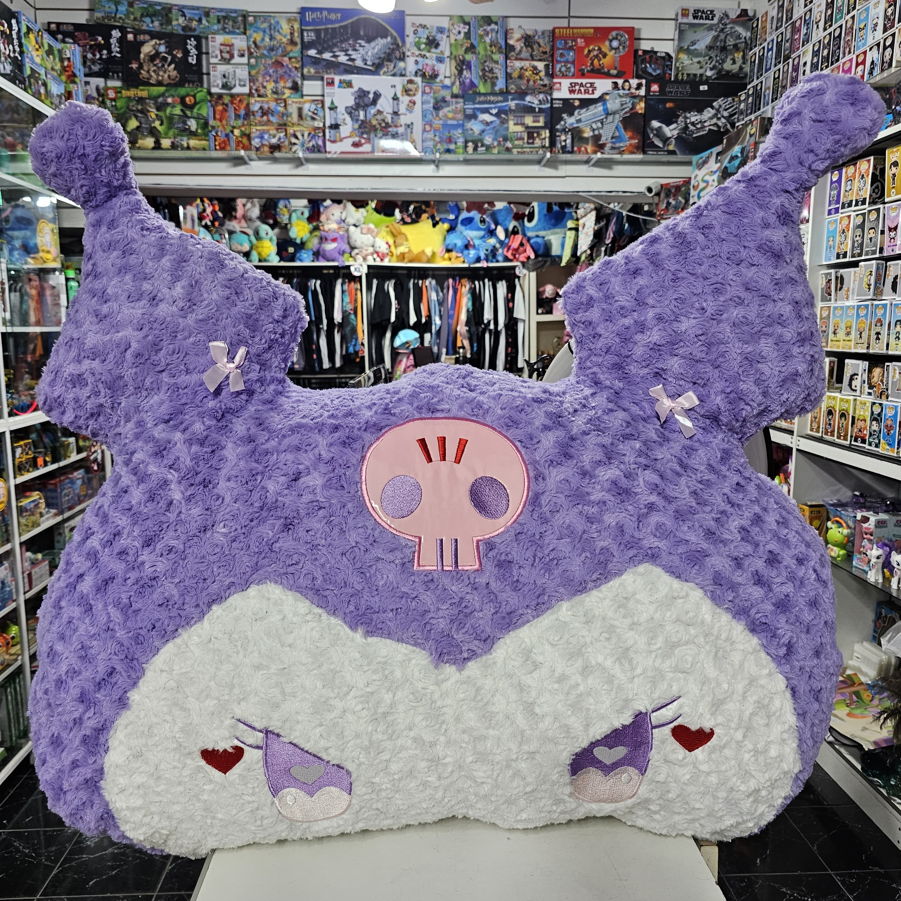 Peluche Almohada Gigante Kuromi (Violeta)
