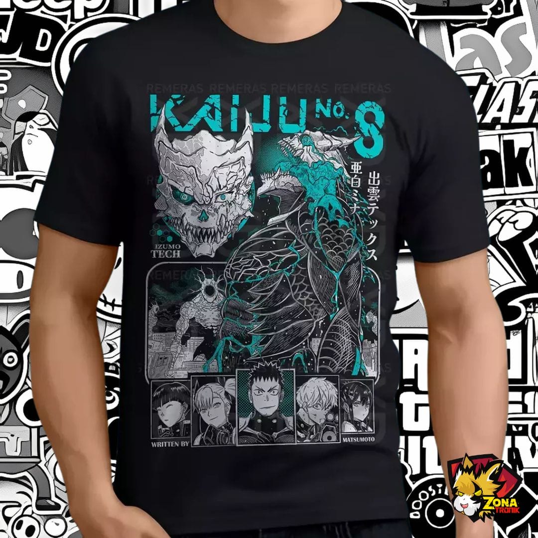 REMERA TALLE M KAIJU 8