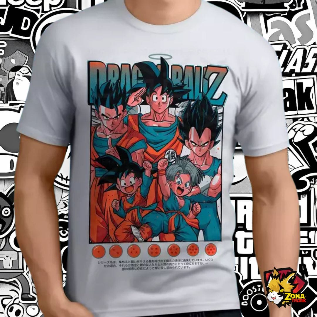REMERA TALLE XL DRAGON BALL