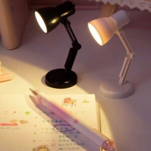 MINI L?MPARA DE LECTURA LUZ LED- CLIP BROCHE PARA LIBRO