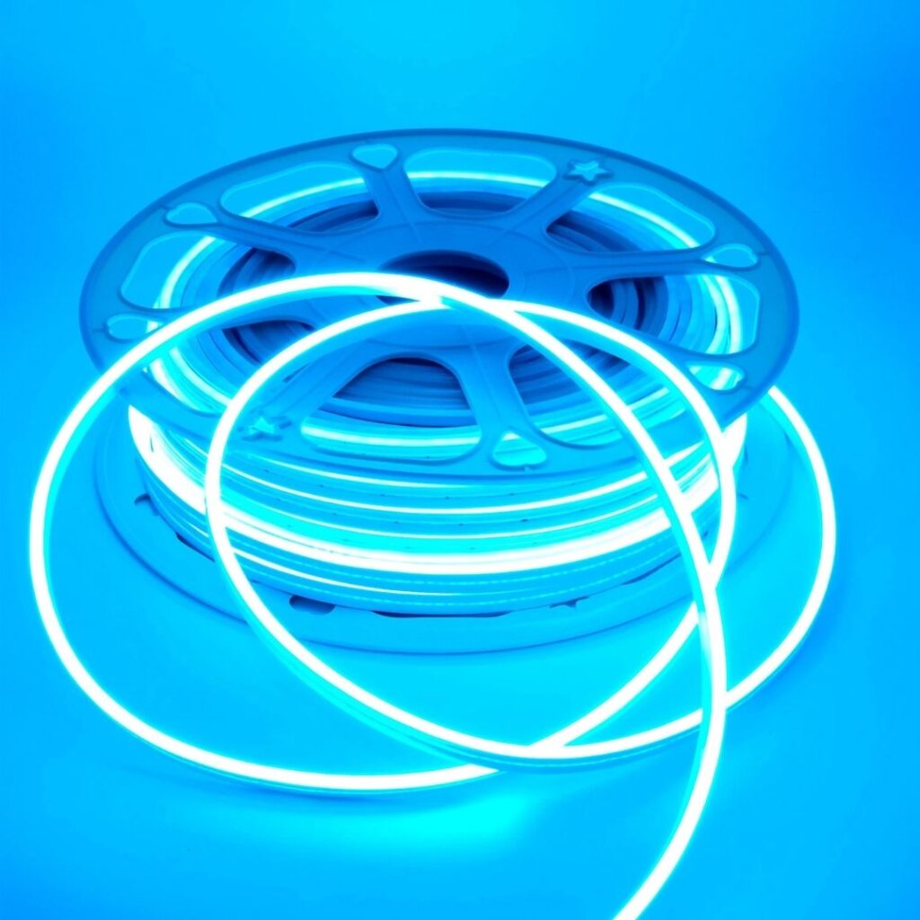 Manguera led luz neon 2835 12v 50 metros Azul Frio