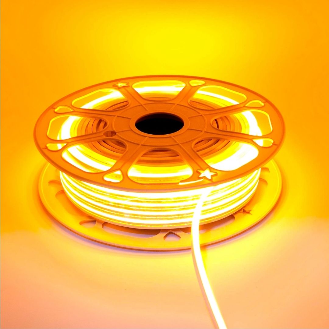 Manguera led luz neon 2835 12v 50 metros Amarillo