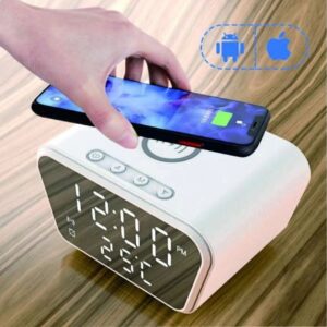 Reloj alarma carga inalambrica