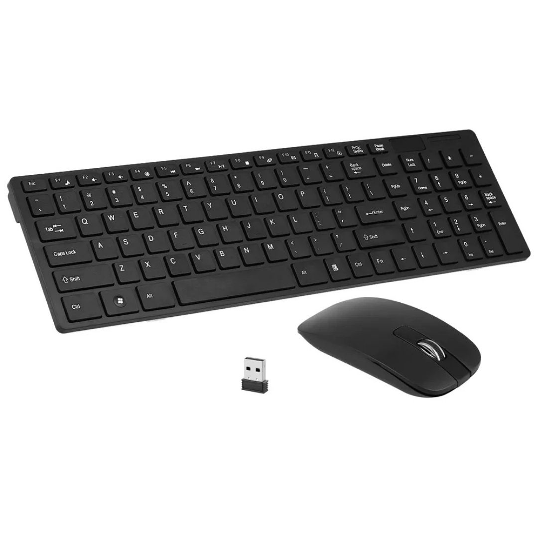 TECLADO KIT Y MOUSE INALAMBRICO 2.4 K-06