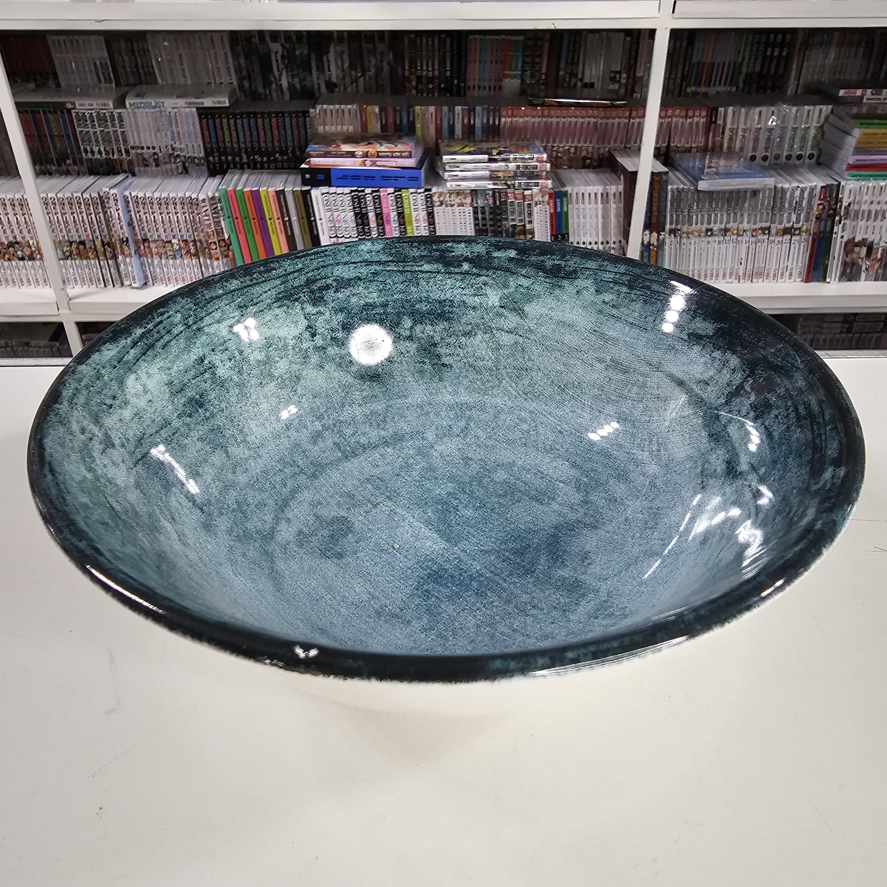 BOWL CERAMICA 14,5X5CM COMPOTERA VERDE