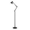 Lampara De Pie Onica Con Base Y Brazos Moviles 185 Cm Negra