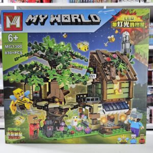 MY WORLD (Minecraft) CABA?A CON ARBOL MG1300 830PCS