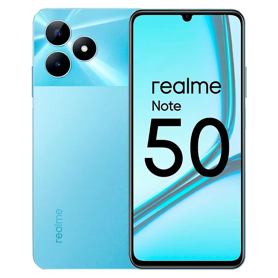 Note 50 RMX3834 64GB 3GB RAM Dual SIM Pantalla 6.74" - Azul (Caja Slim)