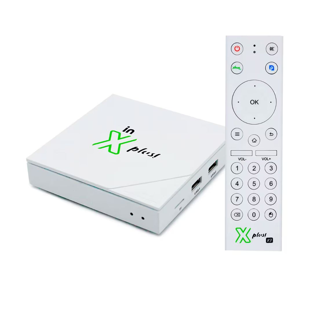 Receptor Xplus V3 8K 16GB 2GB RAM Wi-Fi - Blanco
