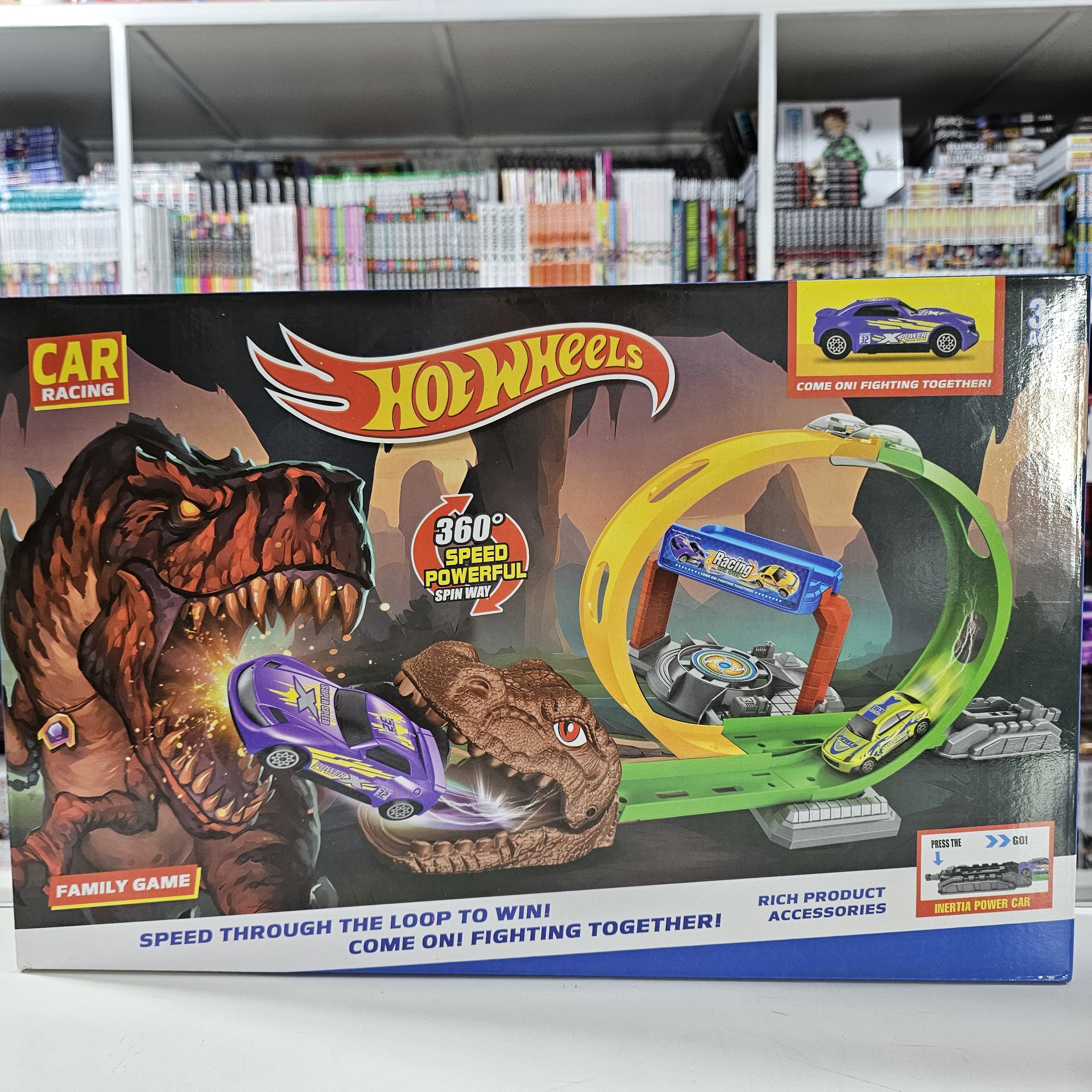 Pista Hot Wheels Dinosaurio