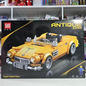Pogo Block Car Series Racing T1097 Yellow