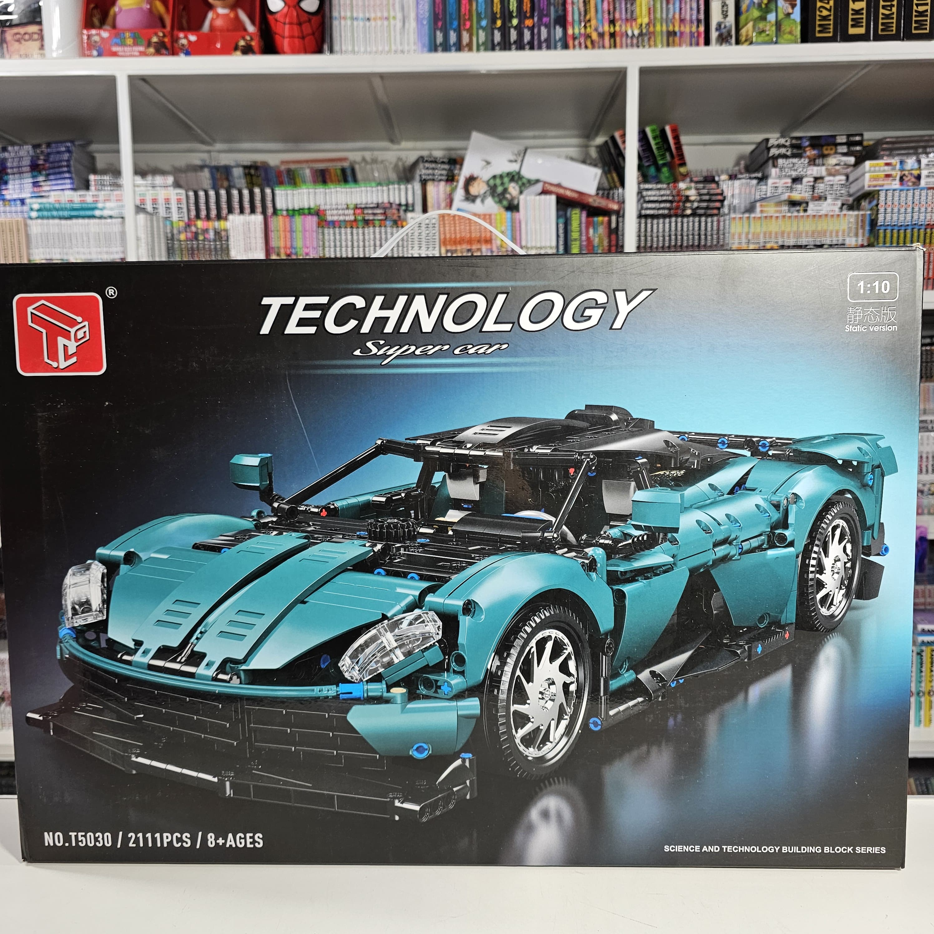 Pogo Technology Super Car T5030 2111Pcs Turquoise