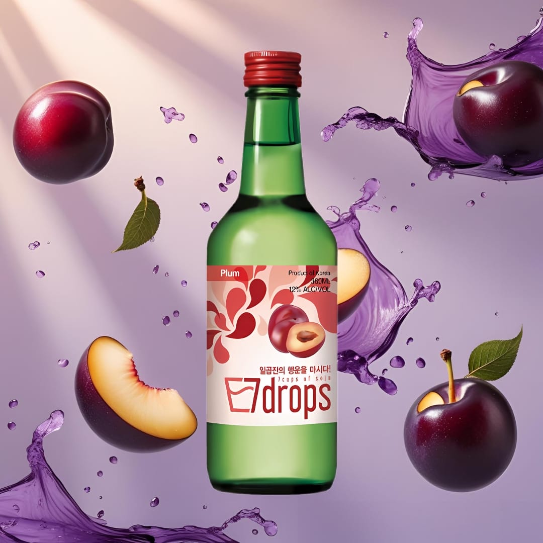 Soju 7 drops Plum (Ciruela)