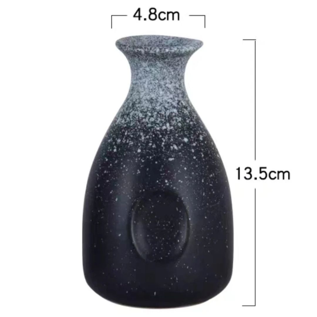 COPA SAKE/SOJU BLANCO Y NEGRO 300ML