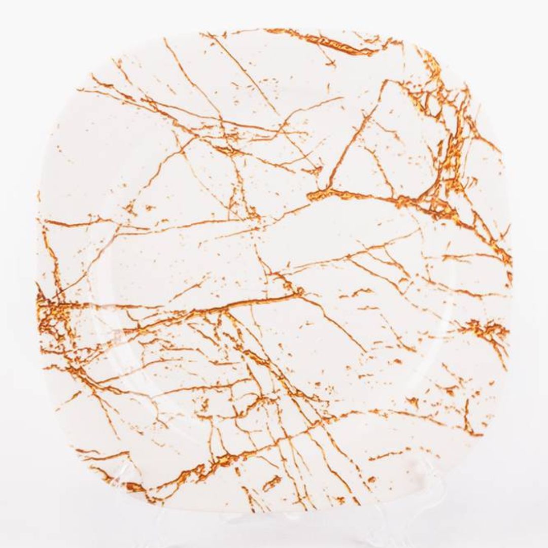 PLATO CERAMICA 25X25X2CM HONDO C.DISE?O SALPIQUE C/u