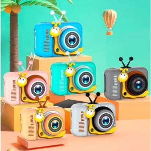 CAMARA DE FOTO INFANTIL MODELO CARACOL CALIDA HD