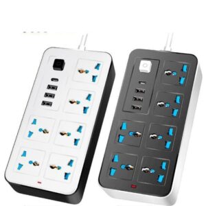 ZAPATILLA ELECTRICA CON TRIPLE PUERTO USB Y ENTRADA TIPO C