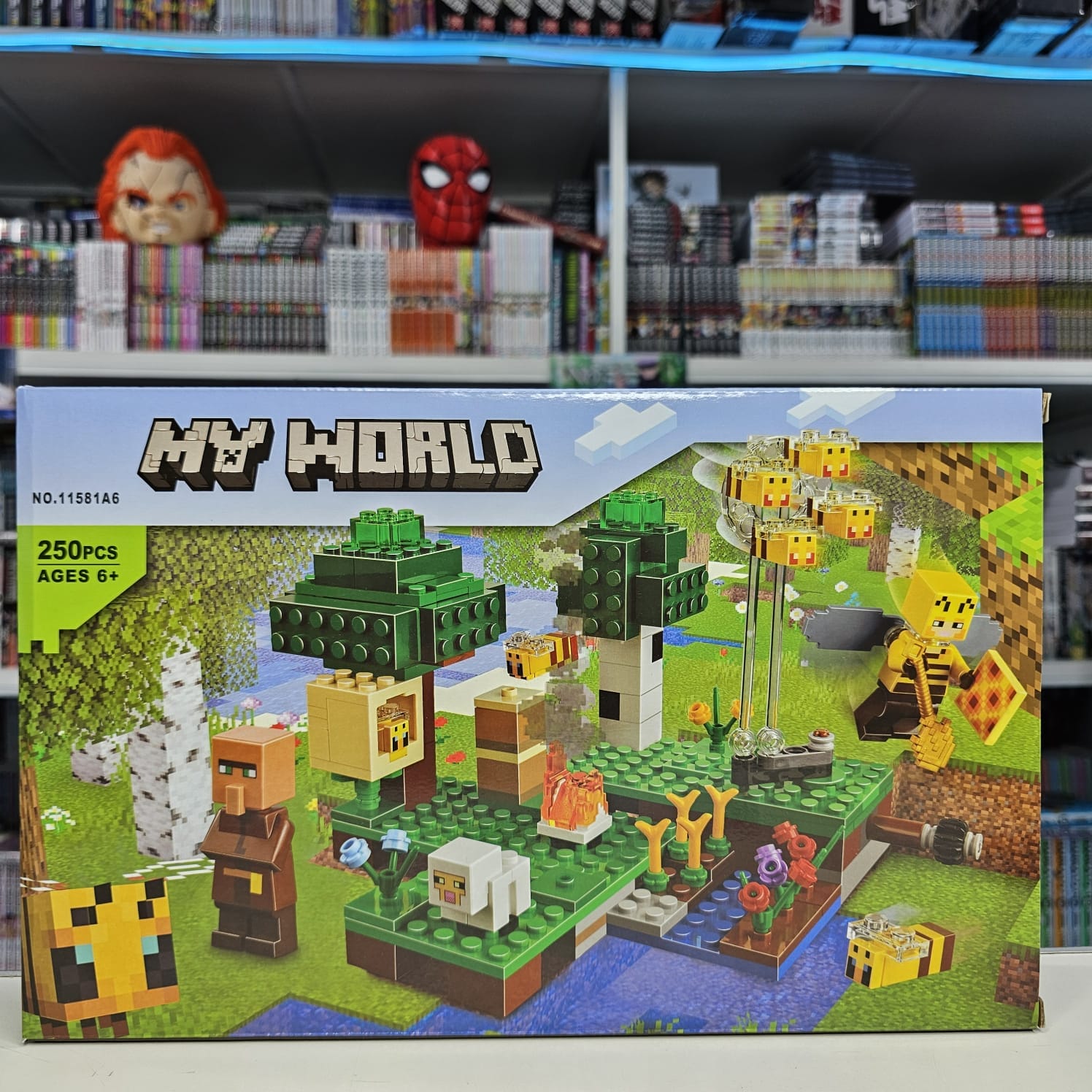 Pogo Minecraft Colmena de Abejas 250Pcs