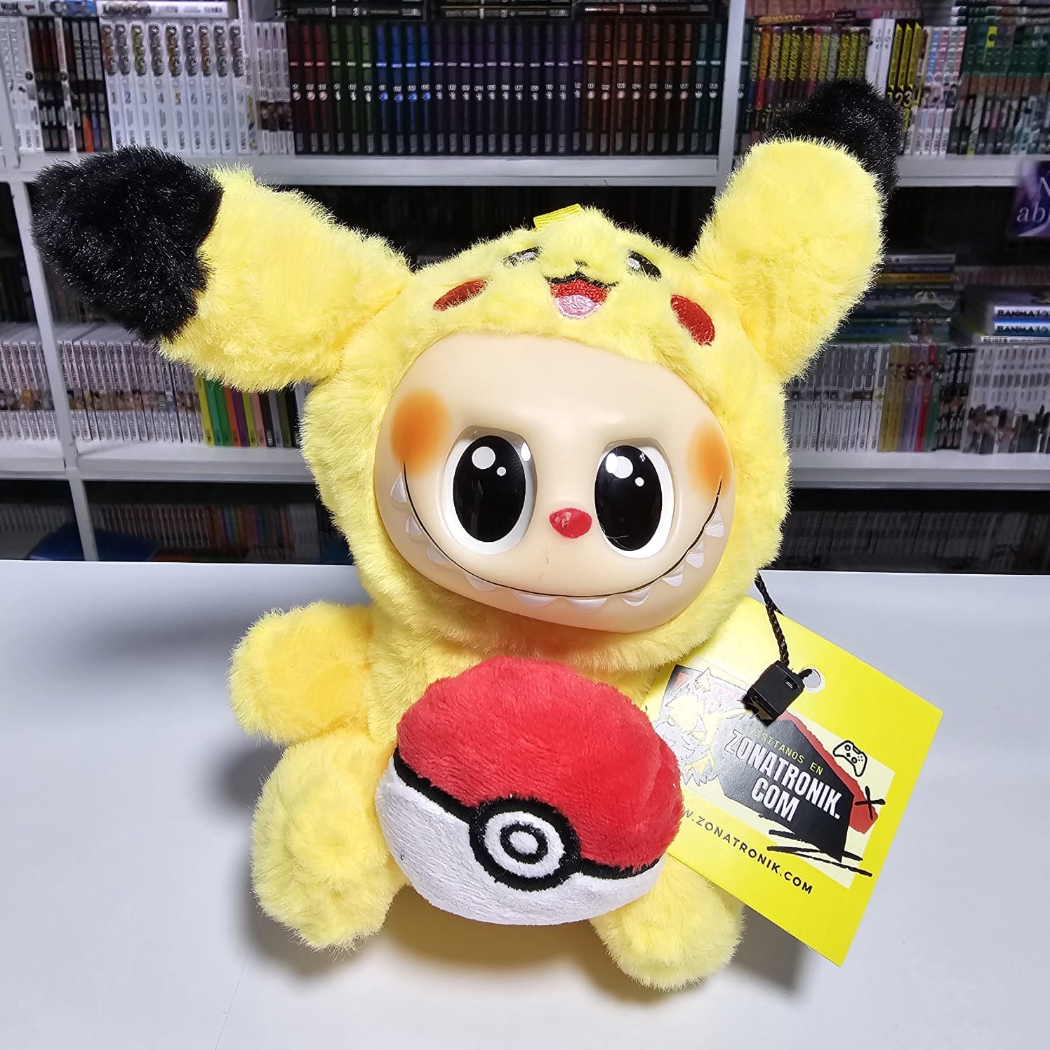 Llavero Peluchito Labubu Pijama Pikachu