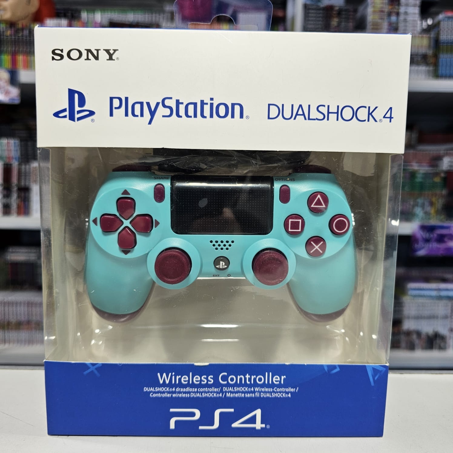 JOYSTICK PS4 REPLICA BERRY BLUE