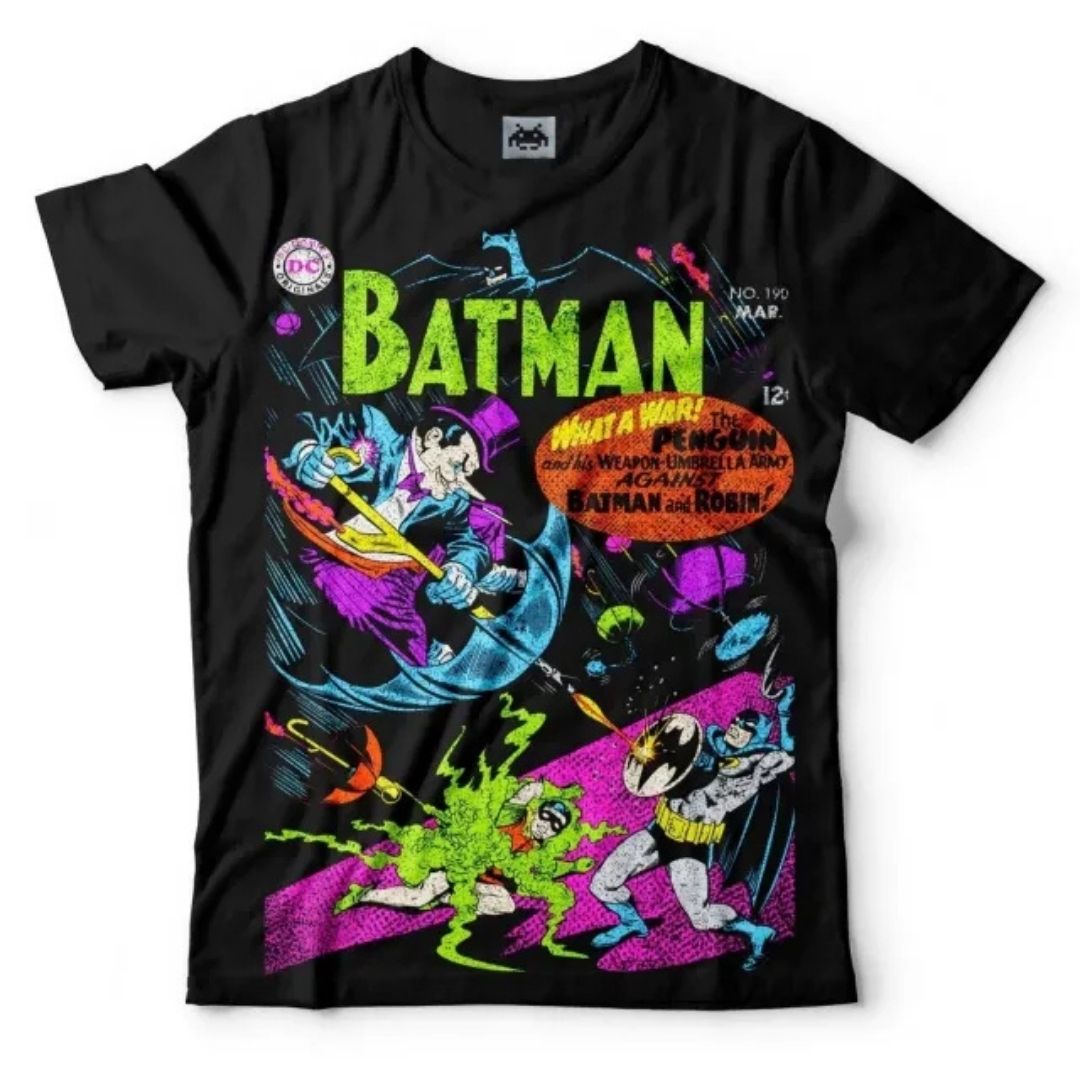 Remera Batman & Pinguino - DC Talle 4XL