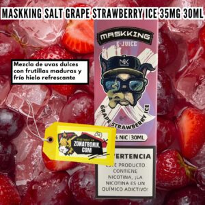 MASKKING SALT GRAPE STRAWBERRY ICE 35MG 30ML